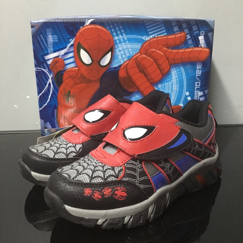 Marvel Ultimate Spider-Man Kids Low Top Sneakers Size US 12.5 / EU 31
