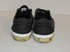 VANS Old Skool OTW Foxing Translucent Soles Black Canvas Shoes Youth Size 1.5