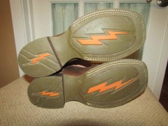 Cody James Inlay BBSC1943 Brown Pull On Square Toe Western Boots Youth Size 5 D