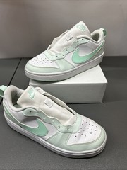 Nike Court Borough Low Recraft Youth Size US 7Y White/Mint FZ3539-100