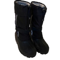 LL Bean Kids Snow Boots Black/purple Winter Cold Weather Insulated Buckle