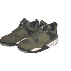 Nike Air Jordan 4 Retro Craft Medium Olive Pale Vanilla US 5Y Fb9928 200 With Bx