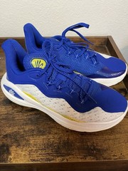 Under Armour Curry Flow 11 Basketball Shoes Dub Nation Size 6Y Kids WMN 7