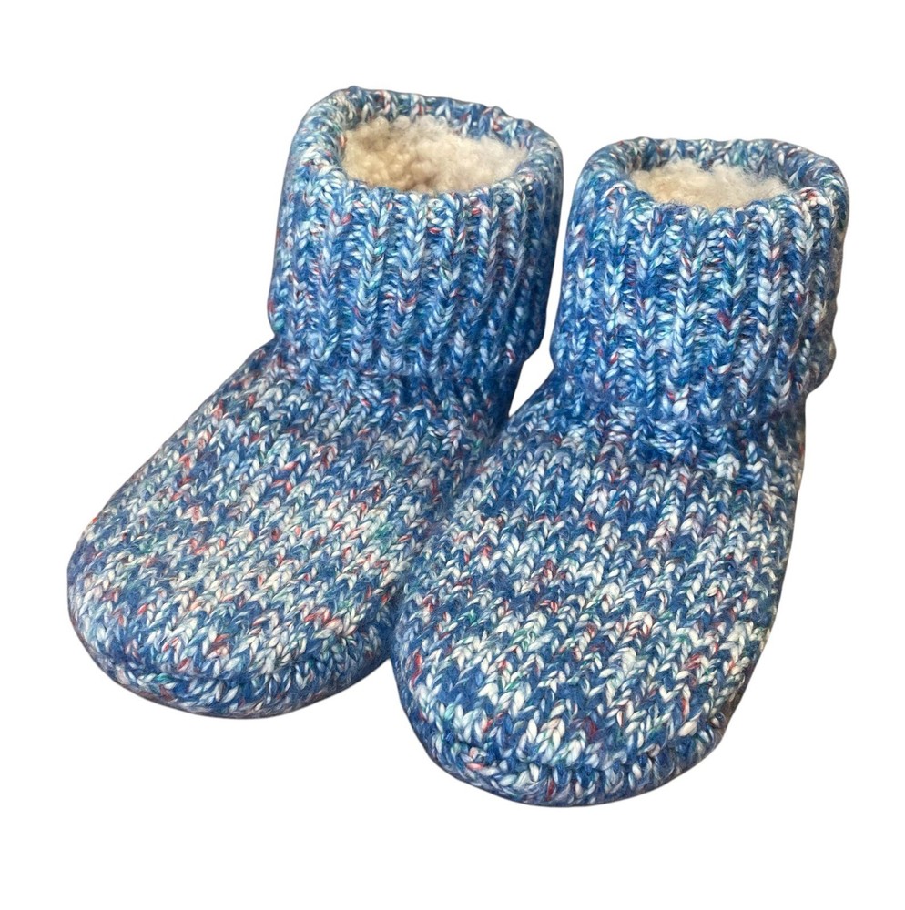 Bombas Toddler Size T 5-7 Gripper Slippers Socks Blue Boy Girl Unisex Kids Youth