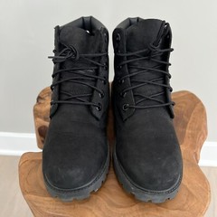 TIMBERLAND PREMIUM 6 IN WATERPROOF BOOT BLACK NUBUCK 5.5 M/M JUNIOR’S/JUNIORS