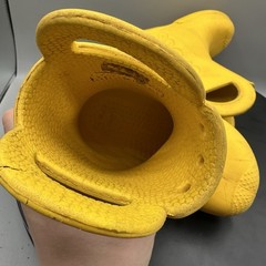 Crocs Handle It Rainboots Rubber Pull On Kids’ 8 Yellow