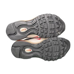 Nike Air Max 97 Wolf Grey University Red 921522-020 Kids GS Size 4.5Y Sneaker