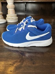NIKE TANJUN (PS) BLUE/WHITE 818382-011 LITTLE KIDS PRE SCHOOL CASUAL SHOE