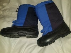 OZARK TRAIL KENDALL 9 BLUE/BLACK SIZE 1 EUR 32.5 KIDS SNOW/WINTER BOOTS/SHOES