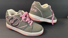 Heelys Girls‘ Voyager Shoes Grey/Light Pink – HE100715H-GYLTPK, Sz 4