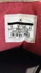 Jordan Air Jordan 3 Black Cement Elephant Print Leather Mid Top 7Y 398614-010