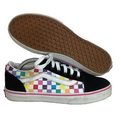 Vans OTW Rainbow Checkered – Youth/Kids Sz 6 – Pride Colorful Suede & Canvas Low
