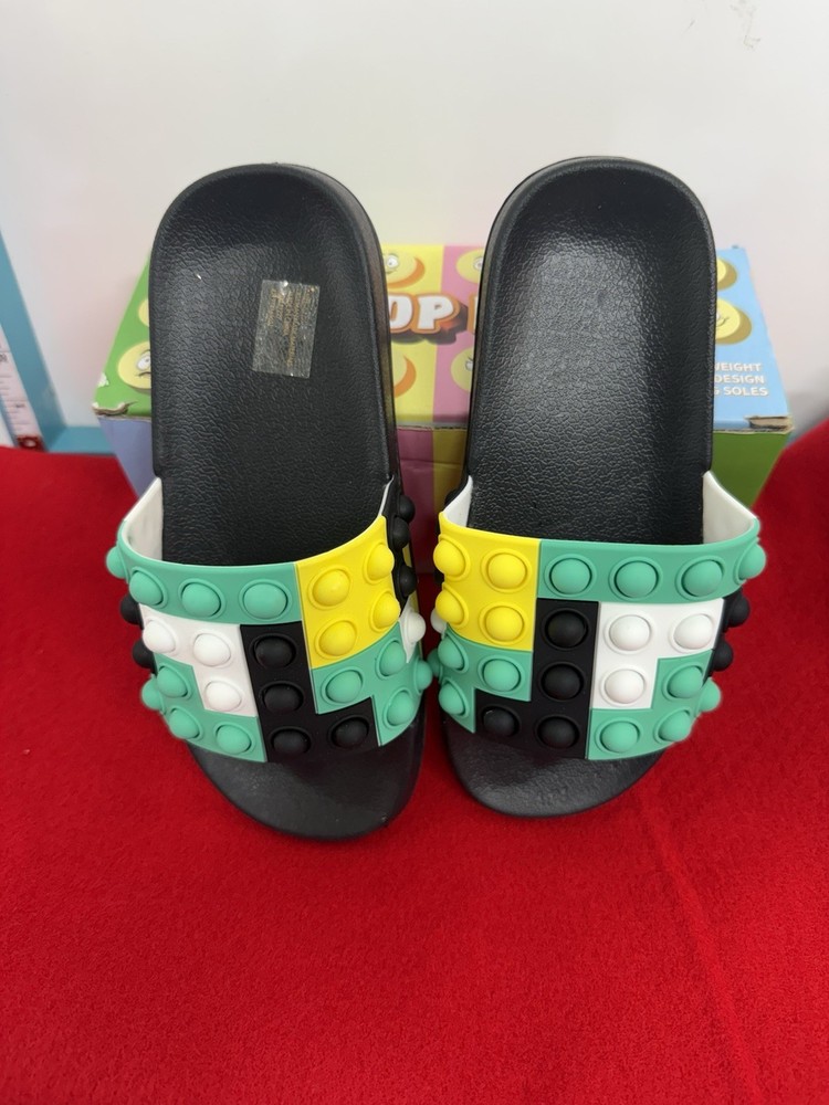 Kids Pop It Slide On Shoes New Size 13-13.5 (31)Free Shipping