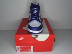 NIKE DUNK HIGH WHITE / MIDNIGHT NAVY GS