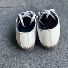 EUC Stride Rite Classic Leather Saddle Shoes Navy and White Kids Size 12