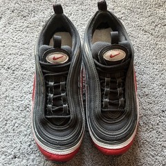 Nike Air Max 97 SE GS Black Varsity Red Silver FB3245-001 Size 4.5Y Women’s 6