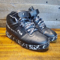 Fila Vulc 13 Marble 3CM00488-013 Black Basketball Kids Sneakers Size 5 Shoes