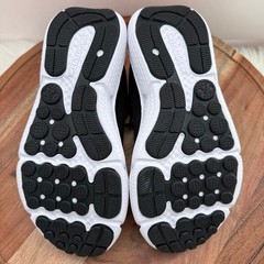Under Armour Charged Assert 10 Kids Running Shoes 4.5Y Black Silver 3026189-001