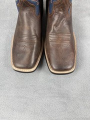 Ariat Quickdraw Kids Leather Boots Mismatched Sz Left 5 Right 4 Brown Cowboy