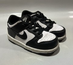 Nike Dunk Low Toddler Size 8C Panda White Black CW1589-100 TD Baby Sneakers