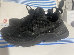Nike Presto Fly GS Black Grey Splatter Size 4Y Youth / Size 5.5 Women