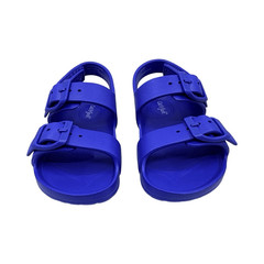 Cat & Jack Toddler Ade Blown EVA Sandals Size 7 Blue Unisex Hook & Loop Open Toe