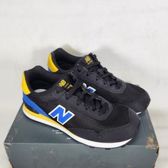 Size 3 Big Kids – New Balance 515 – Black / Blue / Yellow – PC515BA