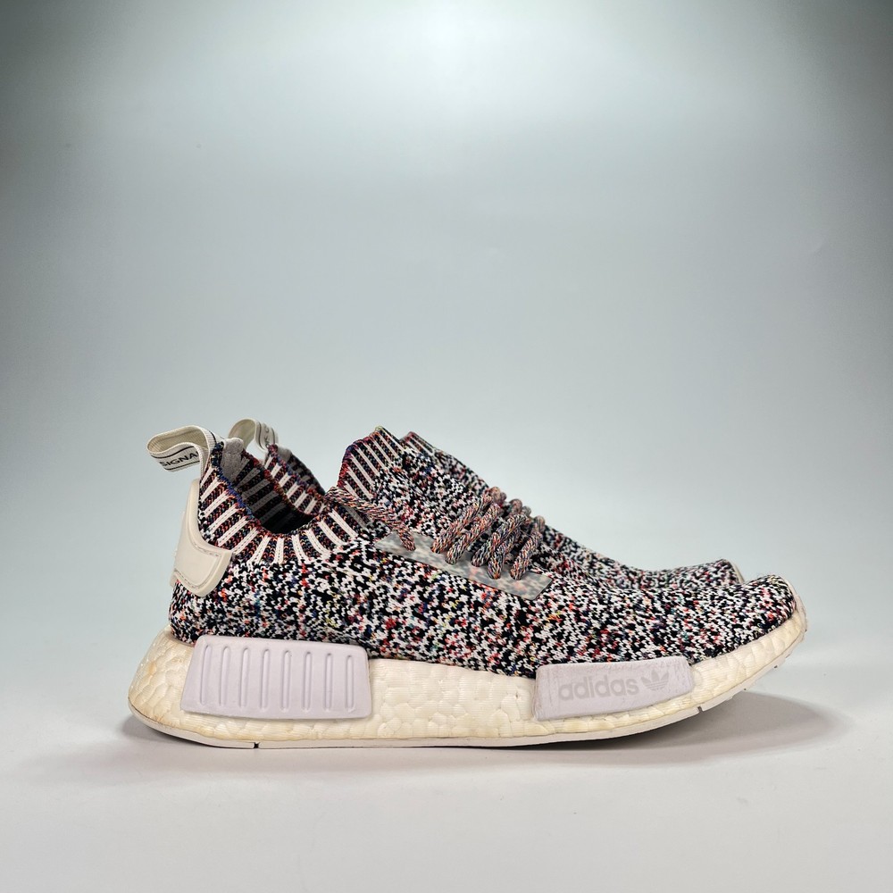 Adidas NMD_R1 Static Rainbow Boost Lifestyle Shoes Sneakers BW1126 Youth Size 5