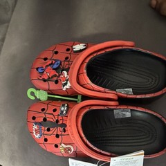 Crocs Spider-Man All-Terrain Clog-K Sandals Red/Black Kids US 6 EU 37-38