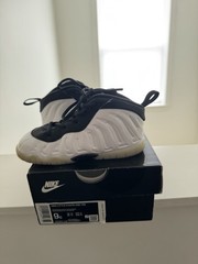 Nike Little Posite One TD Sneaker White/Black US 9C (UK 8.5/EU 26) CZ2551-100