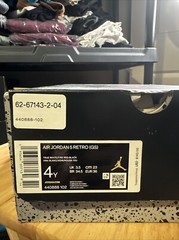 Jordan 5 Retro 2020 Mid Fire Red Size 4 (gs)