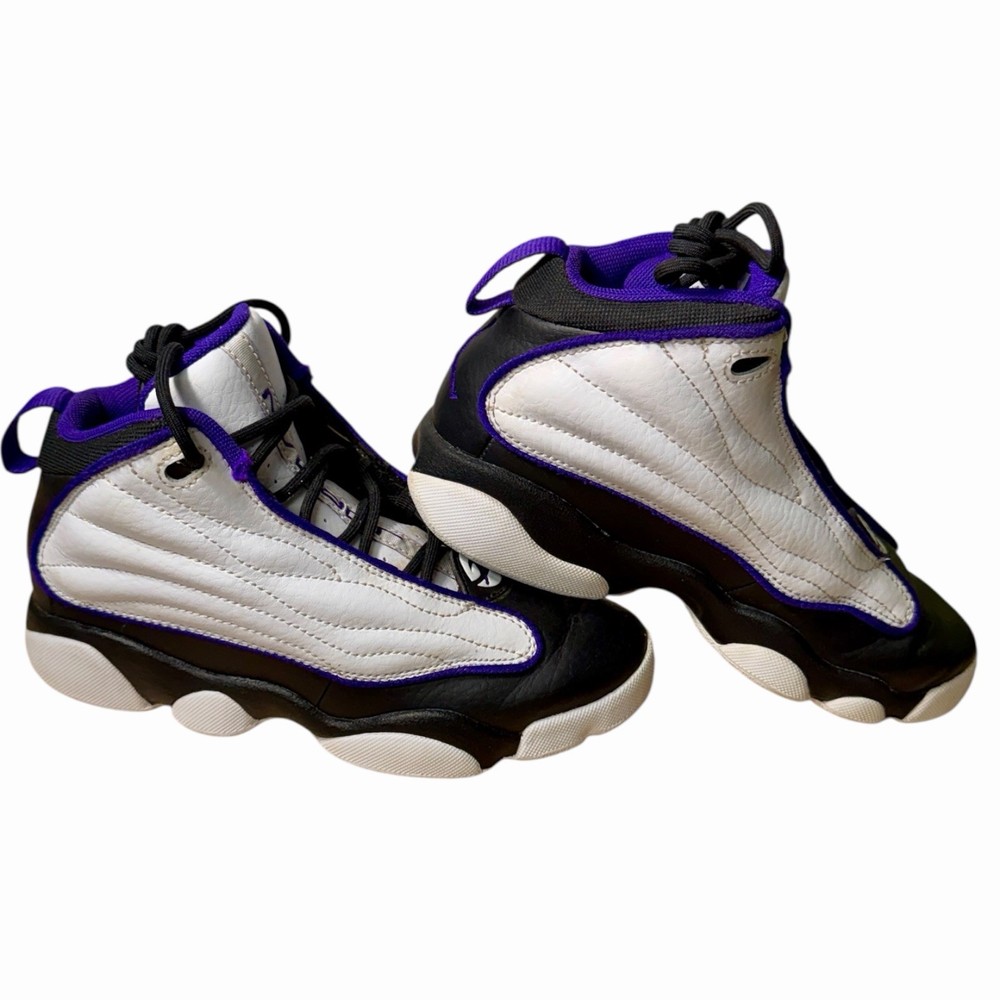 Jordan Pro Strong White Black Electro Purple (PS) Sneakers Kids 2Y DC7909-150