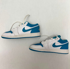 Nike Air Jordan 1 Low GS Aquatone/White – Size 4Y / Women’s 5.5 / men’s 4