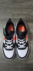 Size 3 (PS) – Nike Court Borough 2 Low White Black Orange