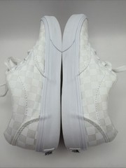 Vans Ward Checkerboard White Youth Size 4 Lace Up Sneakers