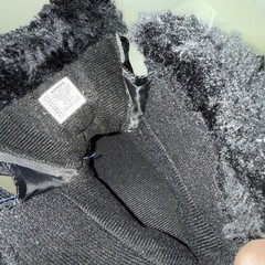 SOREL – Youth Sz 12 Snow Commander Boots for Kids Black Blue Yellow Polar Bear