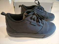 HEELYS Black Pro 20 Skate Casual Sneakers Size Youth 7 Canvas