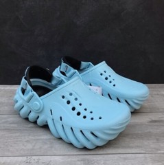 Crocs Echo Clog Arctic Blue & Black Select-a-Size