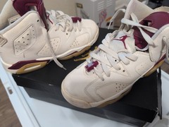 Nike Air Jordan 6 Retro Maroon 2015 OG BG 836342-115 Youth Size 5Y