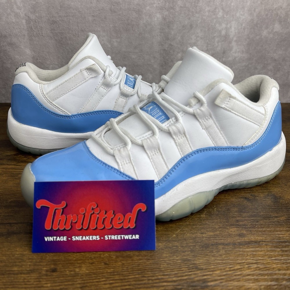 Jordan 11 Retro Low UNC Size 6 GS / 7.5W 528896-106 Blue Patent Youth Shoes Rare