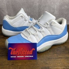 Jordan 11 Retro Low UNC Size 6 GS / 7.5W 528896-106 Blue Patent Youth Shoes Rare