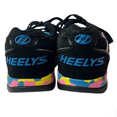 Heelys Propel 2.0 Black Suede Lace-Up Skate Shoes Youth Size 2