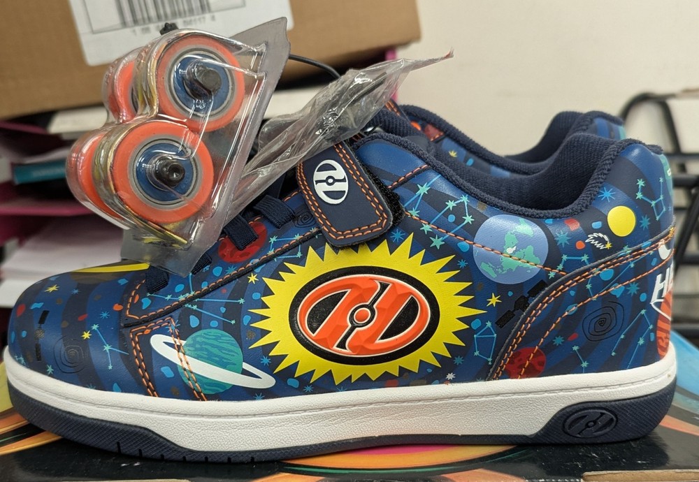 HEELYS DUAL UP X2 YOUTH SNEAKERS SIZE YOUTH 6 NEW W/ TAGS NEW IN BOX