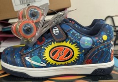 HEELYS DUAL UP X2 YOUTH SNEAKERS SIZE YOUTH 6 NEW W/ TAGS NEW IN BOX