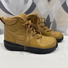 Nike Manoa Wheat Brown High Top Lace Up Hiking Shoes BQ5372-700 Youth Size 2