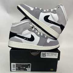 Nike Air Jordan 1 Mid SE Craft GS Inside Out “Cement Grey” FD9091-002 4Y New