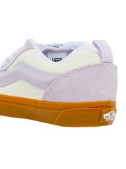 VANS Knu Skool Junior Low Top Sneakers, Lavender/White/Gum Suede/Canvas, US 6