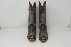 Corral Teens Brown Leather Wings Cross Cowboy Boots Youth Size 2 T Style A1029