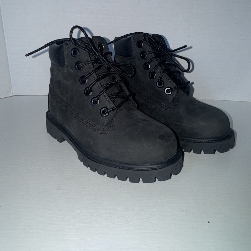 Timberland® Premium 6-Inch Boot – Baby / Toddler Little Kid Black size 10c Nwob