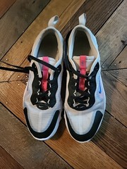 Nike Youth 7Y Renew Lucent Running Sneakers Black White Lace Up CD6906-101